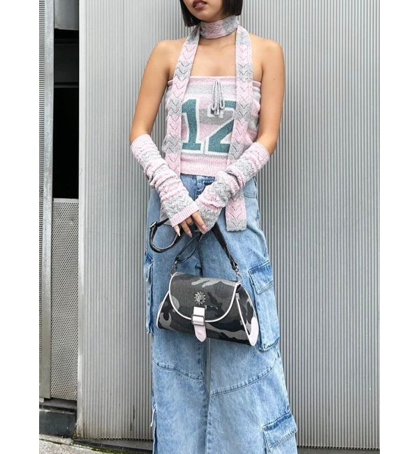 EVRIS「カモフラパイピイングショルダーBAG」|ショルダー・メッセンジャー|