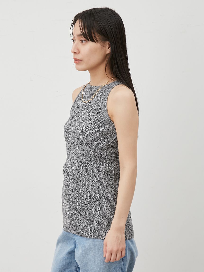 Mila Owen「アメリカンスリーブリブニットトップス」|ニット・セーター|