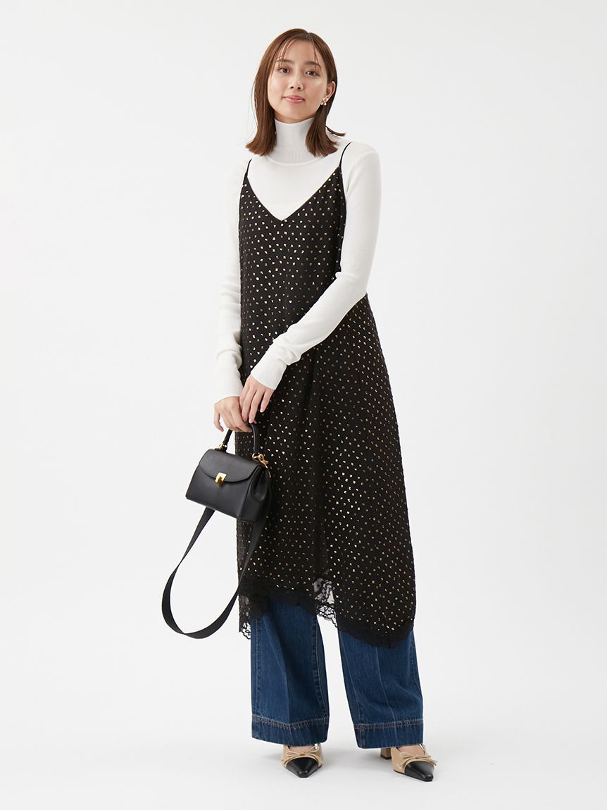 Mila Owen「パッチポケットデザインシガレットデニムパンツ」|デニム|