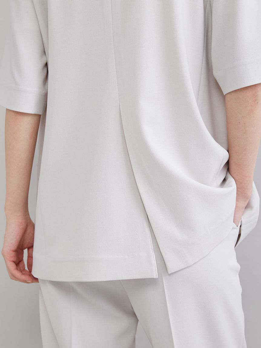 Mila Owen「ＵＶカット金釦ハーフスリーブジャケット」|テーラードジャケット|