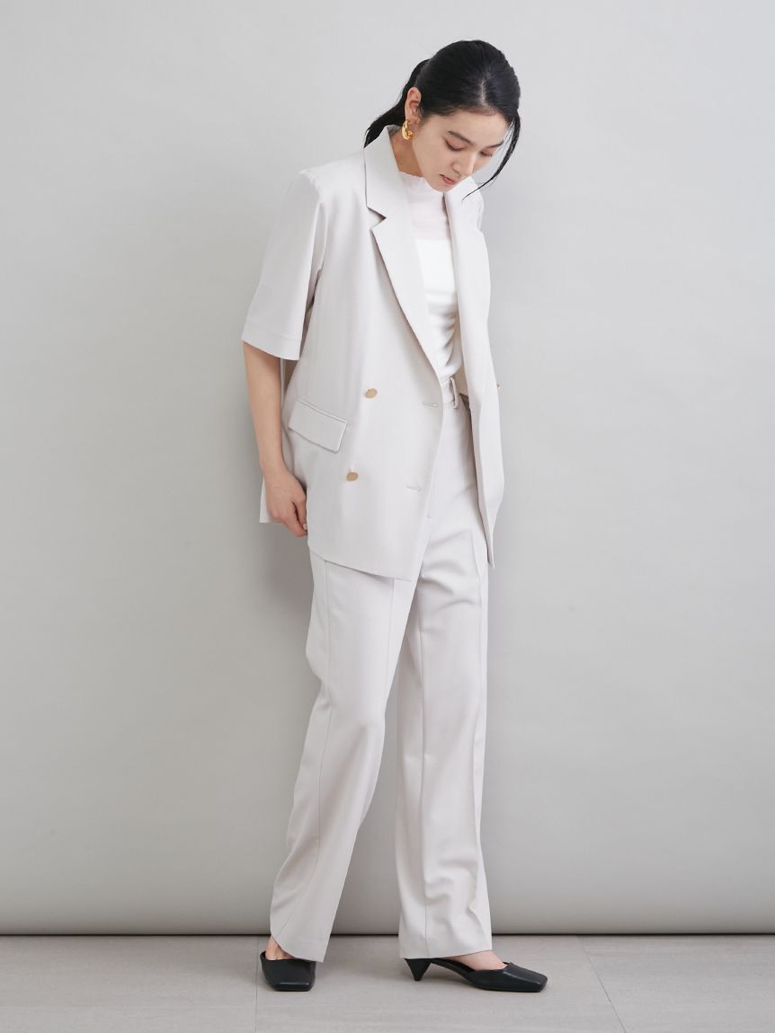 Mila Owen「ＵＶカットノータックスラックスパンツ」|チノ|