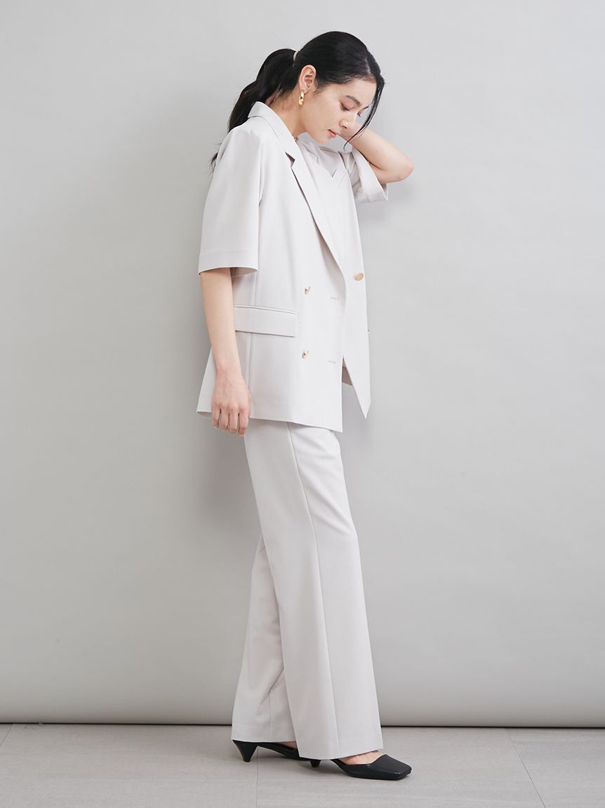 Mila Owen「ＵＶカットノータックスラックスパンツ」|チノ|