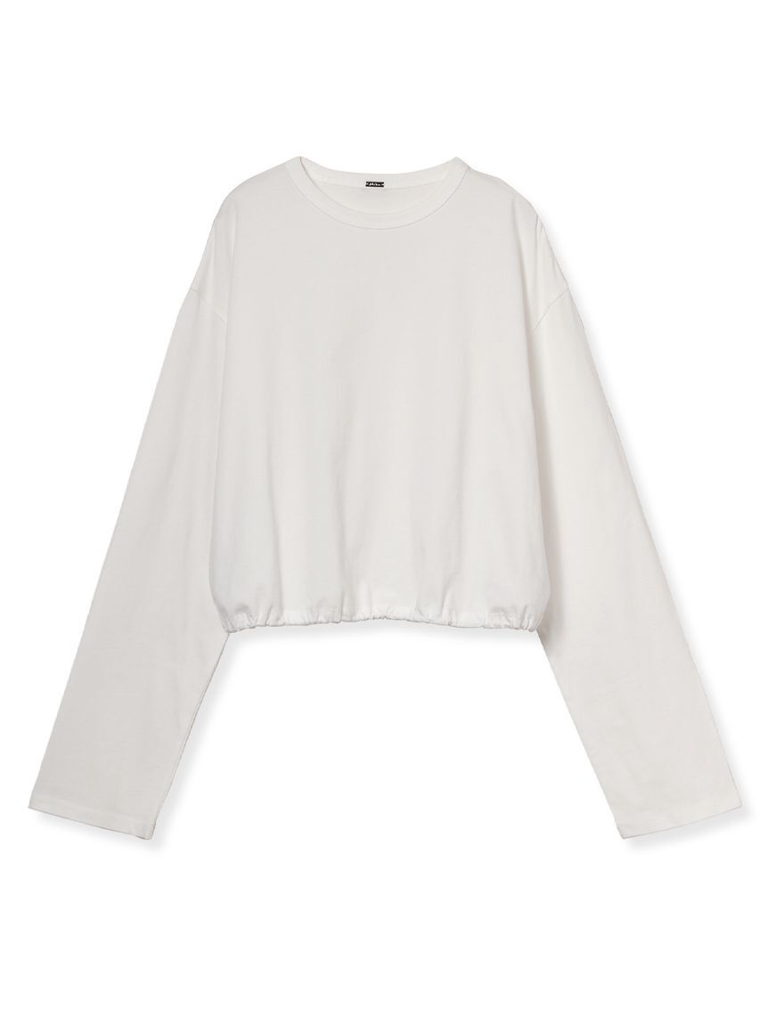 Mila Owen「ショート丈ドロストロングＴシャツ」|Tシャツ・カットソー|WHT