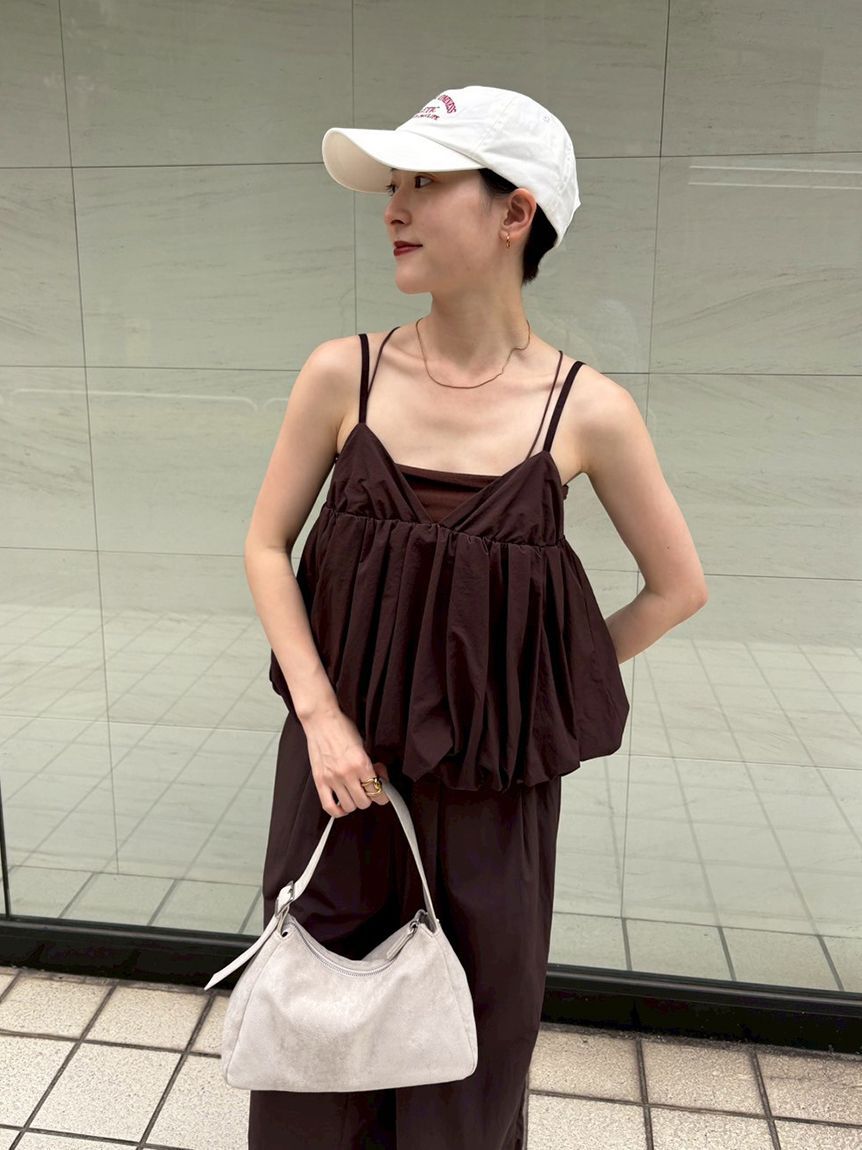 emmi atelier「ナイロンバルーンビスチェ」|ベスト・ジレ|