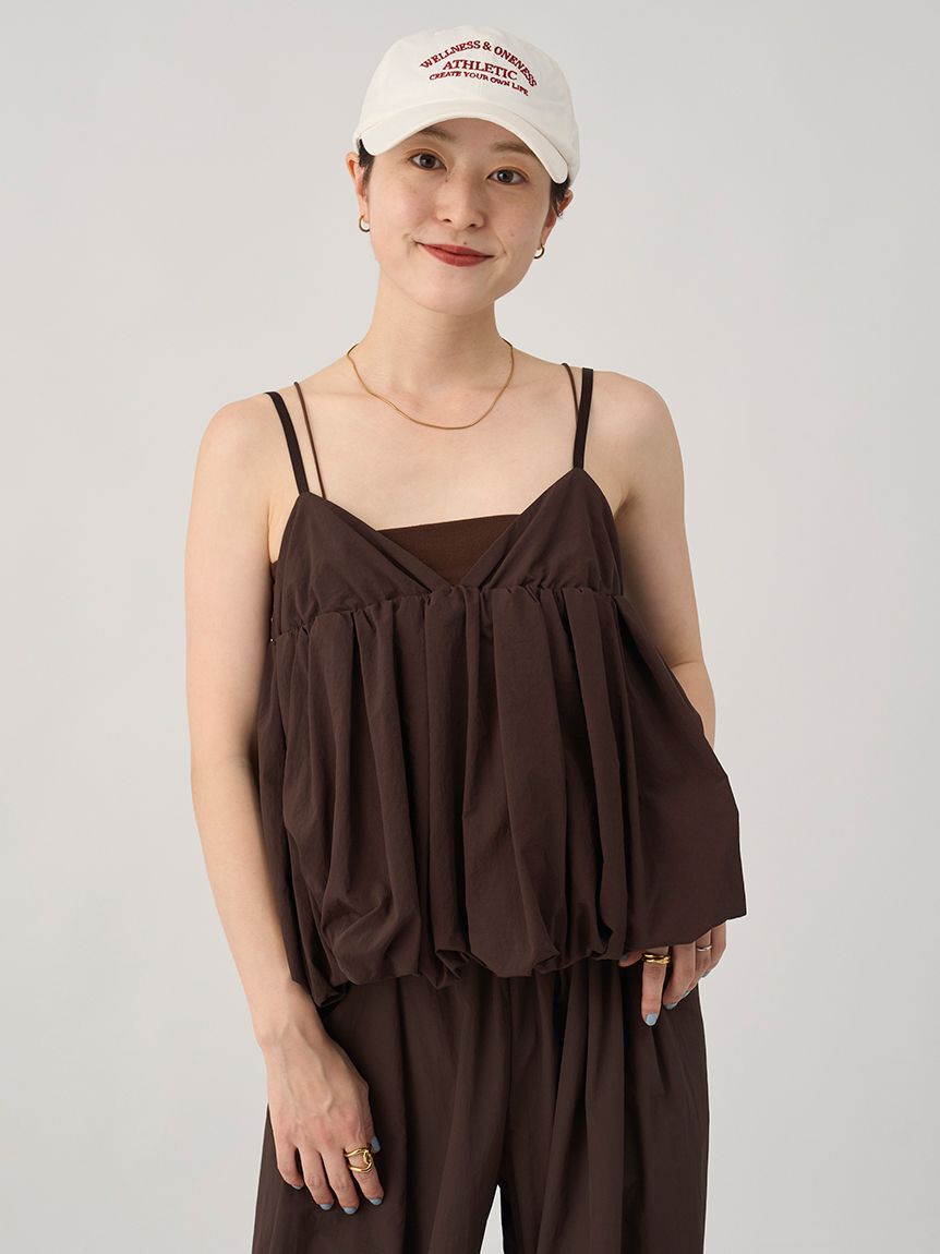 emmi atelier「ナイロンバルーンビスチェ」|ベスト・ジレ|