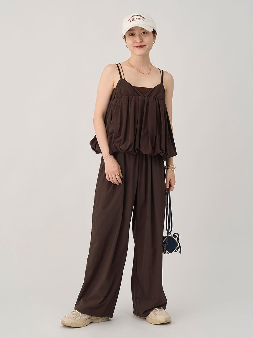 emmi atelier「ナイロンバルーンビスチェ」|ベスト・ジレ|