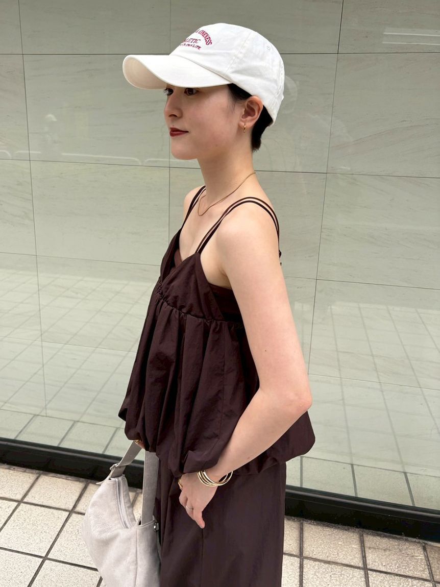 emmi atelier「ナイロンバルーンビスチェ」|ベスト・ジレ|