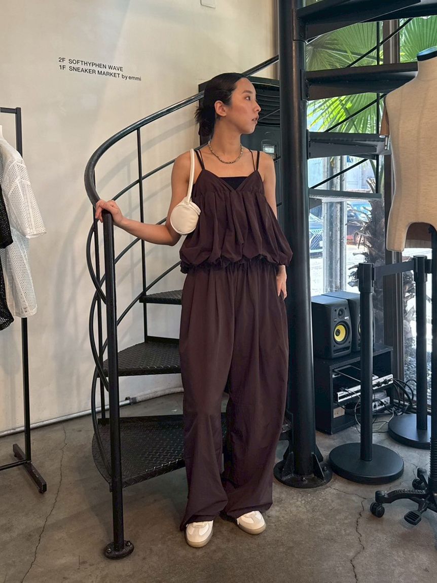 emmi atelier「ナイロンバルーンビスチェ」|ベスト・ジレ|