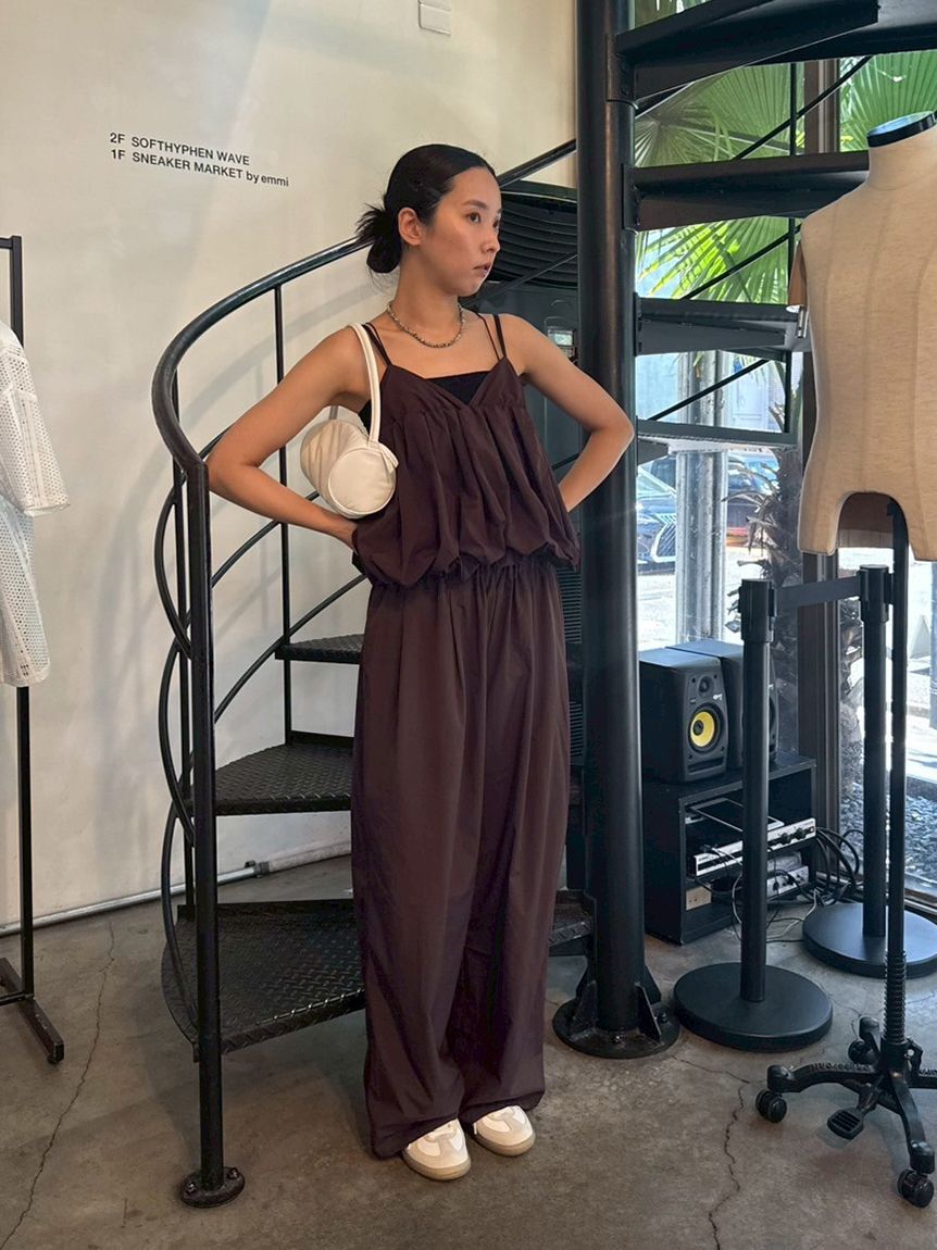 emmi atelier「ナイロンバルーンビスチェ」|ベスト・ジレ|