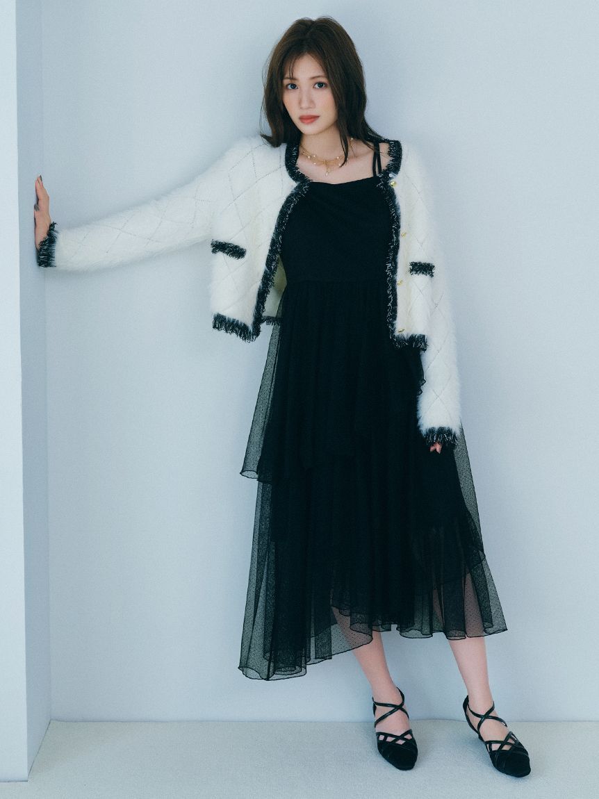 FURFUR「ボレロSETチュールドレス」|ドレス|