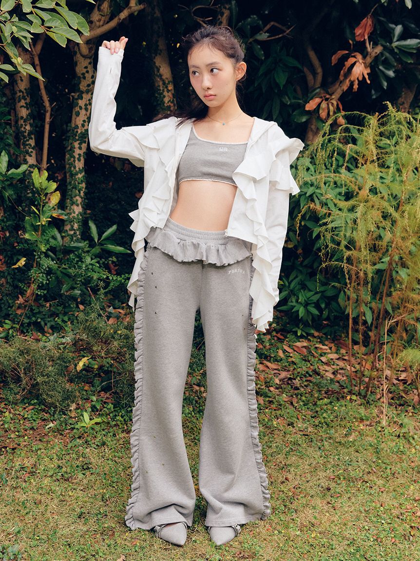 FURFUR「【UVカット】フリルパーカー」|パーカー|