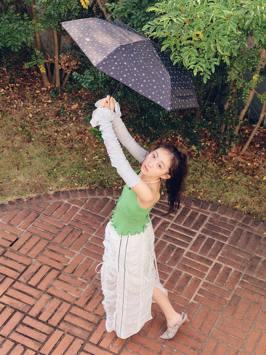 FURFUR「【UVカット】フリルアームカバー&ポーチセット」|手袋|