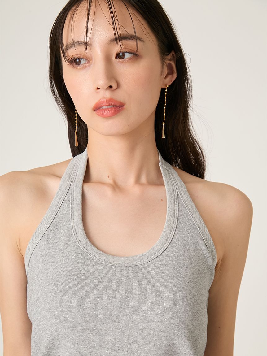 FRAY I.D「バックオープンホルターカップインタンク」|タンクトップ|