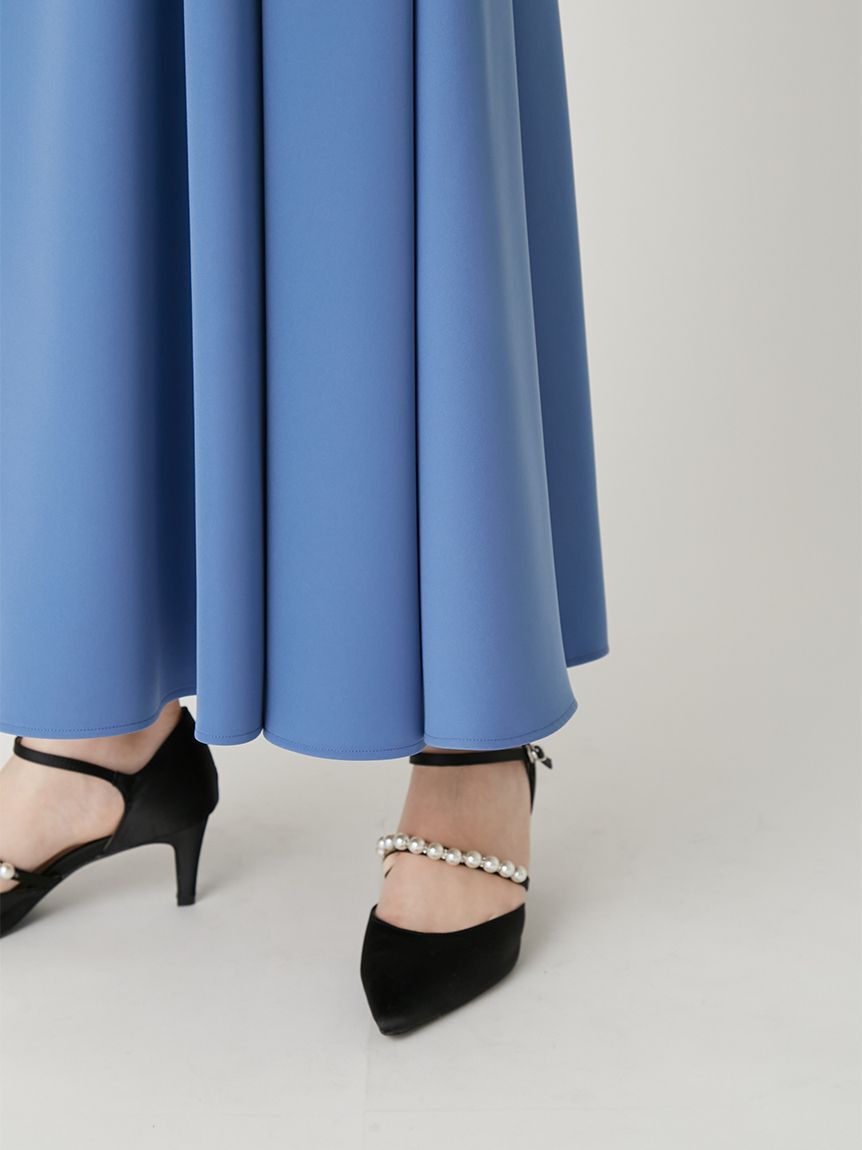 FRAY I.D「キーネックタックフレアドレス」|ドレス|