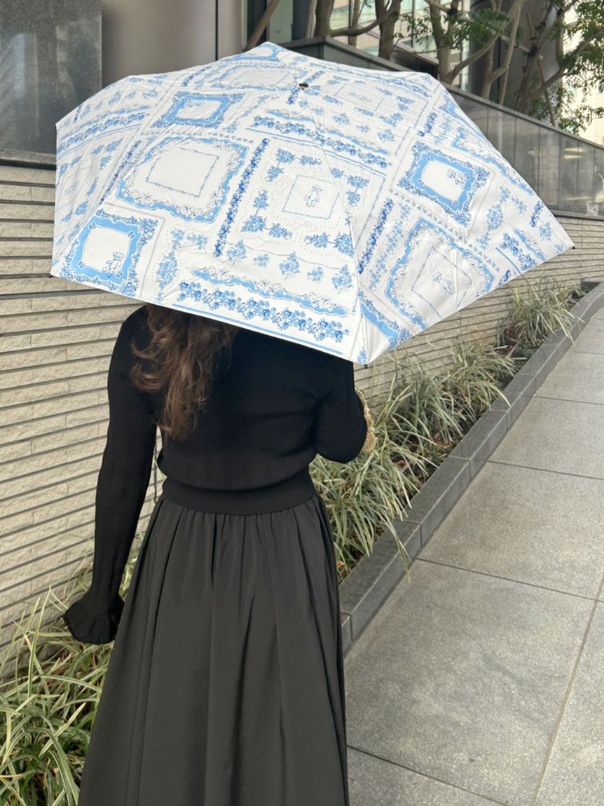 LILY BROWN「【LILY BROWN&times;PROTECT U】Lily Bearモチーフ晴雨兼用折り畳み日傘」|傘|