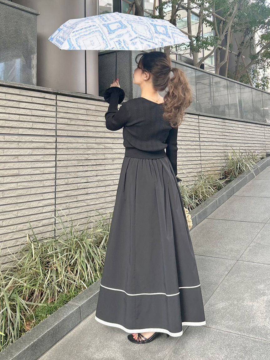 LILY BROWN「【LILY BROWN&times;PROTECT U】Lily Bearモチーフ晴雨兼用折り畳み日傘」|傘|