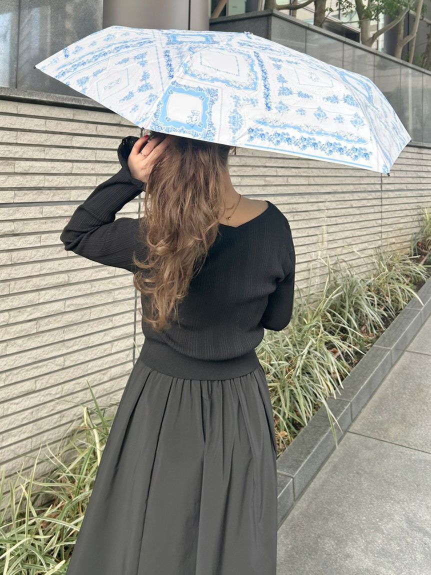LILY BROWN「【LILY BROWN&times;PROTECT U】Lily Bearモチーフ晴雨兼用折り畳み日傘」|傘|