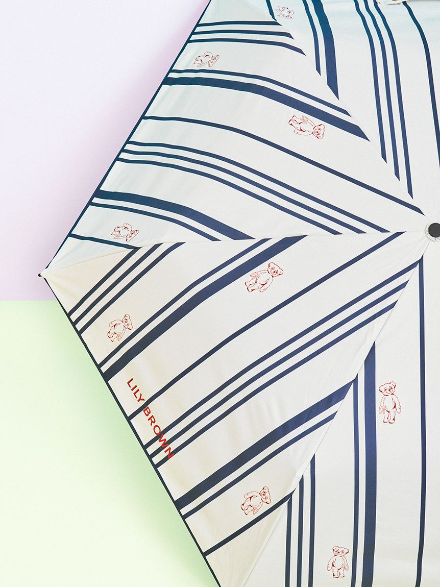 LILY BROWN「【LILY BROWN&times;PROTECT U】Lily Bearモチーフ晴雨兼用折り畳み日傘」|傘|NVY