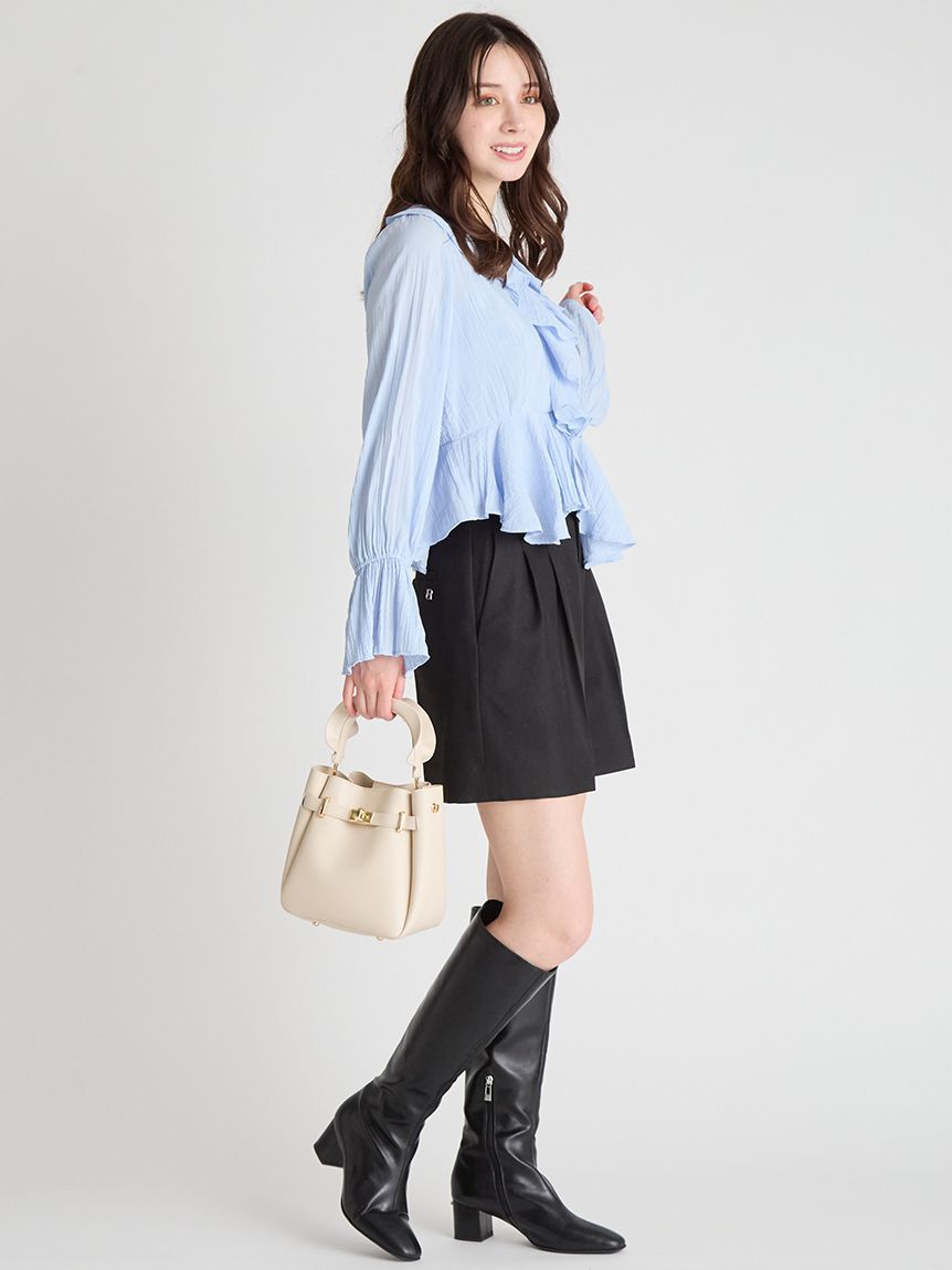 CELFORD「フリルペプラムブラウス」|シャツ・ブラウス|