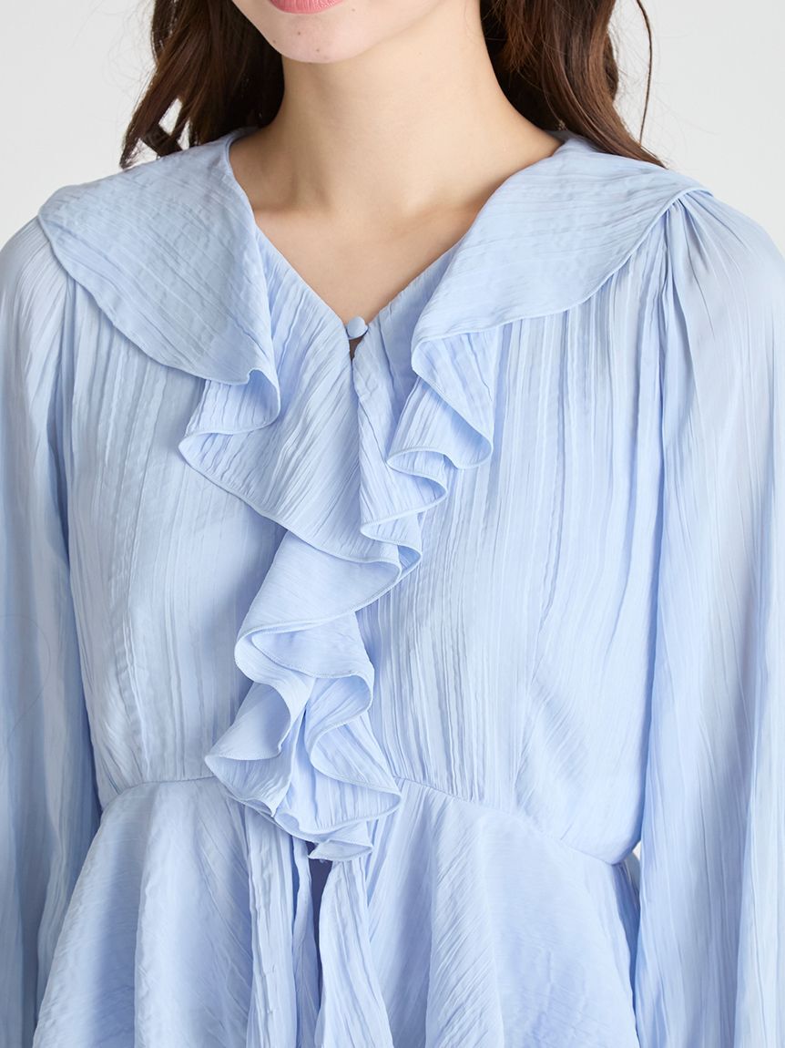 CELFORD「フリルペプラムブラウス」|シャツ・ブラウス|