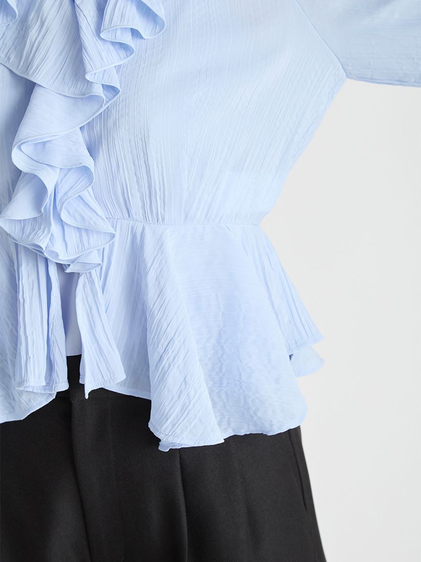 CELFORD「フリルペプラムブラウス」|シャツ・ブラウス|