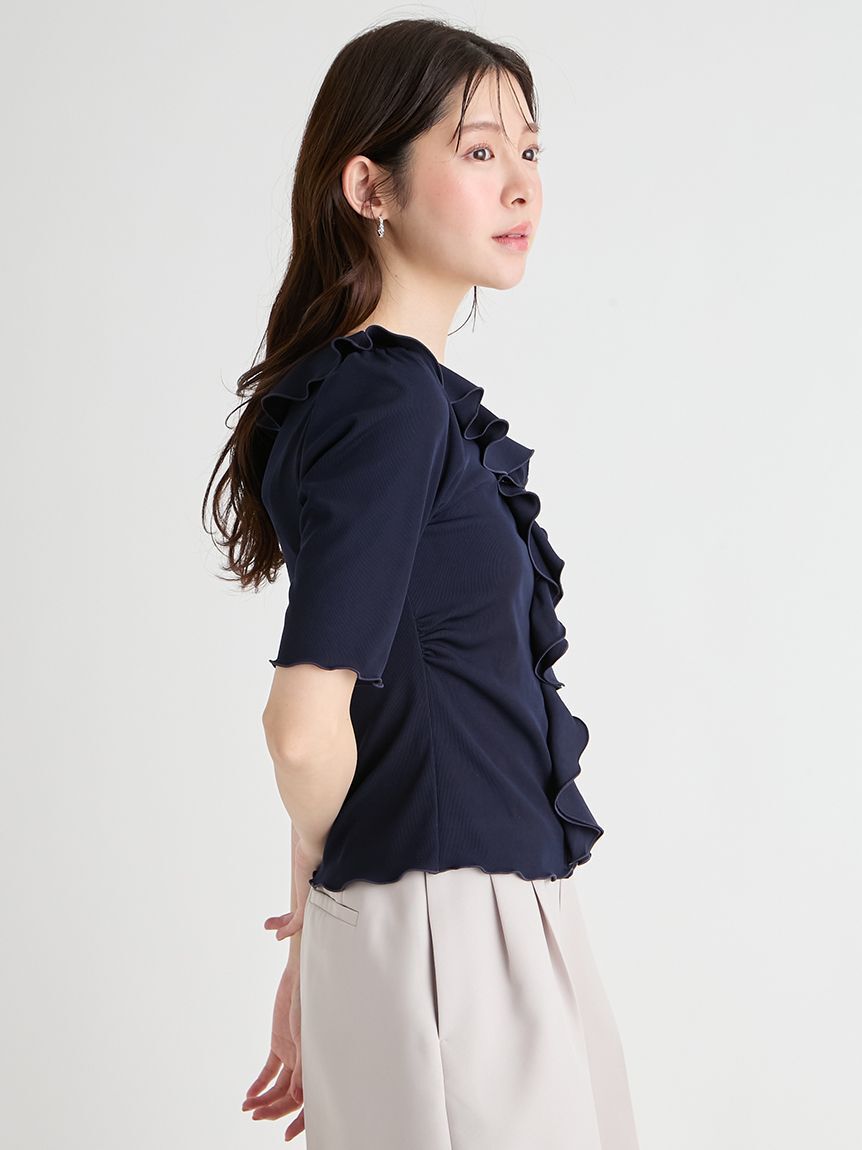 CELFORD「【洗える】ラッフルカットトップス」|Tシャツ・カットソー|