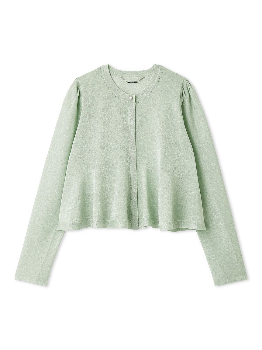 CELFORD「【洗える】ペプラムシアーラメニットカーデ」|カーディガン|MNT