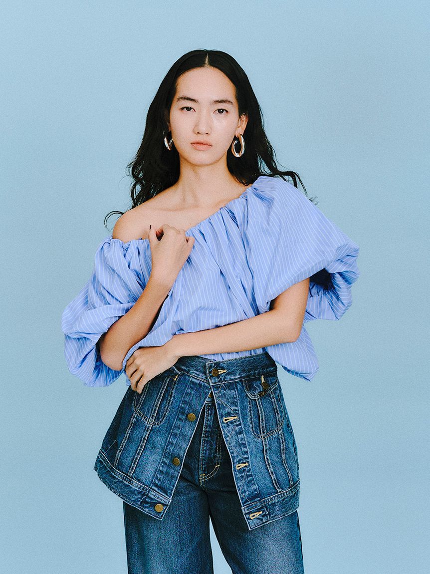 styling/「【セットアップ対応】【styling/&times;Lee】デニムビスチェ」|ベスト・ジレ|