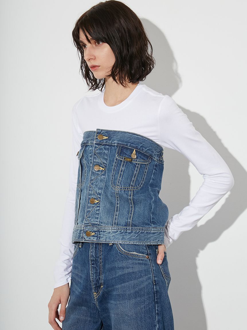 styling/「【セットアップ対応】【styling/&times;Lee】デニムビスチェ」|ベスト・ジレ|
