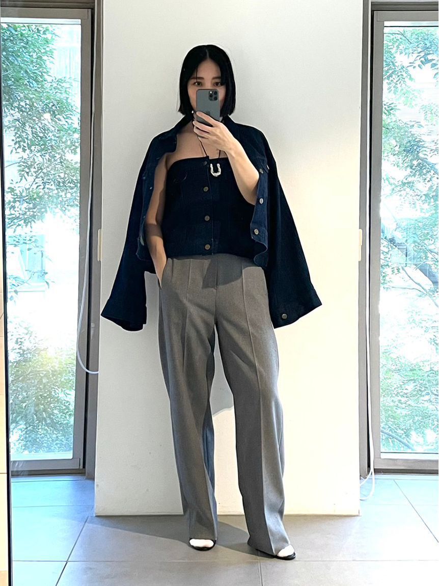 styling/「【セットアップ対応】【styling/&times;Lee】デニムビスチェ」|ベスト・ジレ|