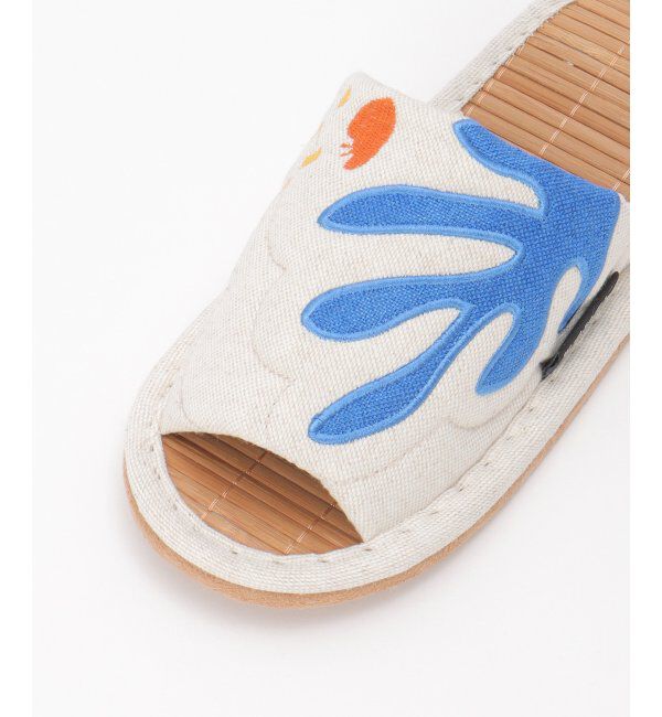 TOKYO DESIGN CHANNEL「絵画アップリケマティススリッパ」|ルームシューズ|