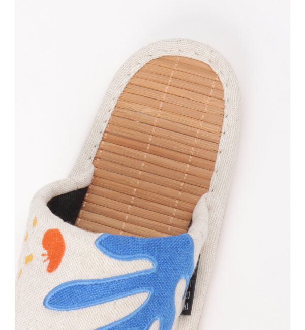 TOKYO DESIGN CHANNEL「絵画アップリケマティススリッパ」|ルームシューズ|