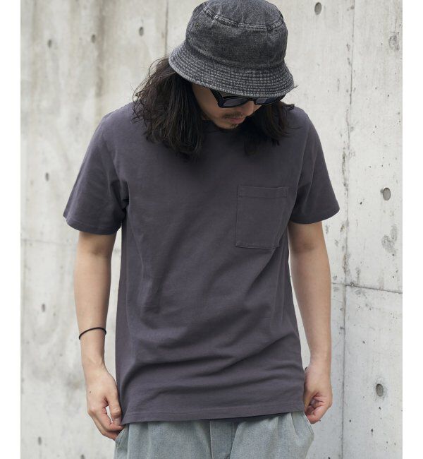 VENCE share style「Goodwear グッドウェア ポケ付きTシャツ」|Tシャツ・カットソー|チャコール