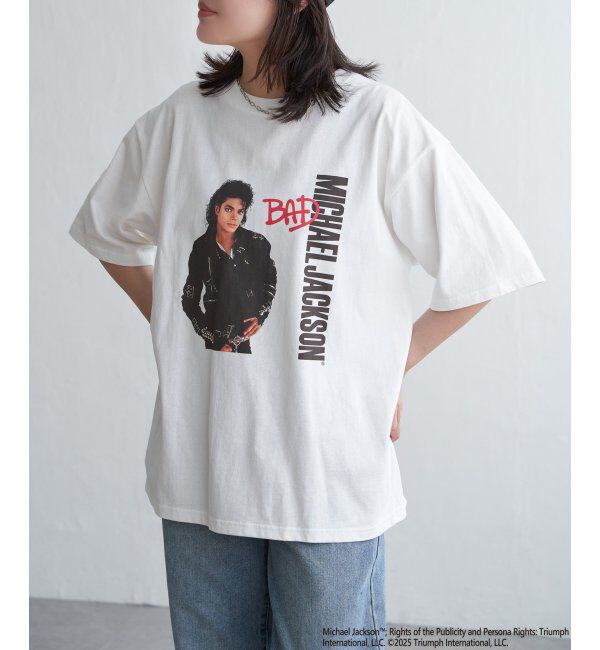 VENCE share style「Michael Jackson マイケル・ジャクソン BADプリントTee」|Tシャツ・カットソー|