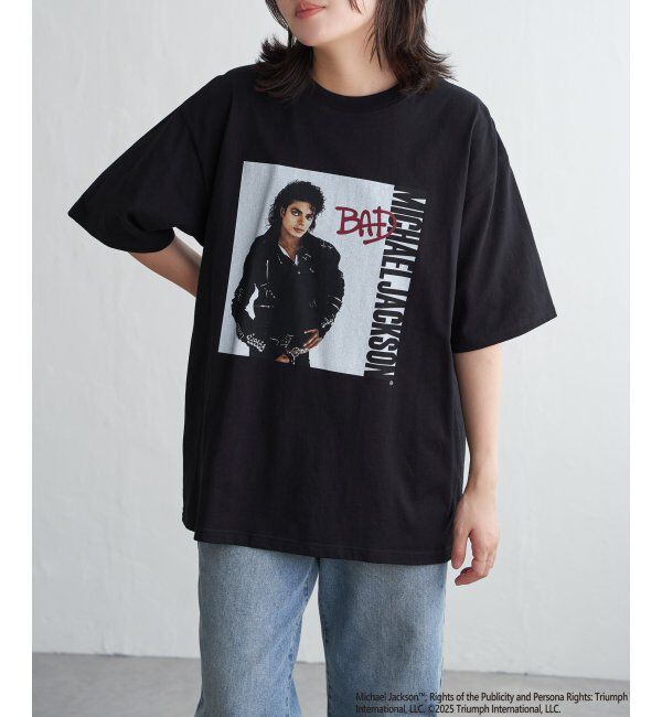 VENCE share style「Michael Jackson マイケル・ジャクソン BADプリントTee」|Tシャツ・カットソー|