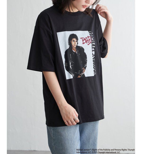 VENCE share style「Michael Jackson マイケル・ジャクソン BADプリントTee」|Tシャツ・カットソー|