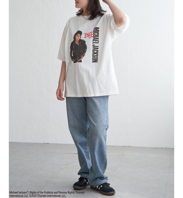 VENCE share style「Michael Jackson マイケル・ジャクソン BADプリントTee」|Tシャツ・カットソー|