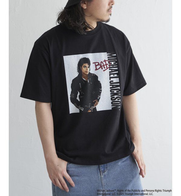VENCE share style「Michael Jackson マイケル・ジャクソン BADプリントTee」|Tシャツ・カットソー|