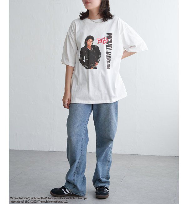 VENCE share style「Michael Jackson マイケル・ジャクソン BADプリントTee」|Tシャツ・カットソー|