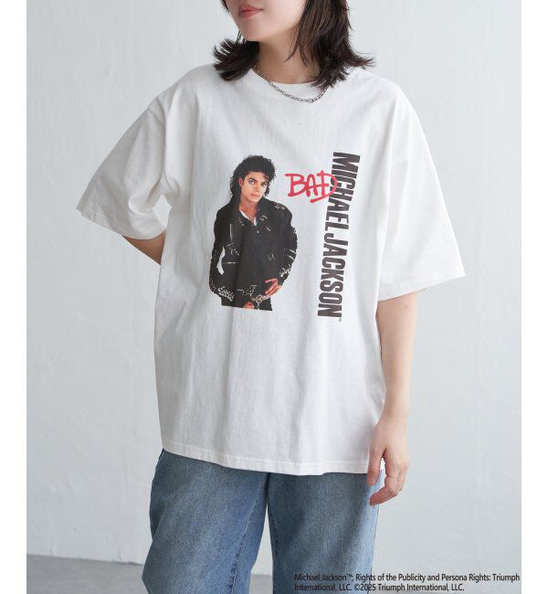 VENCE share style「Michael Jackson マイケル・ジャクソン BADプリントTee」|Tシャツ・カットソー|