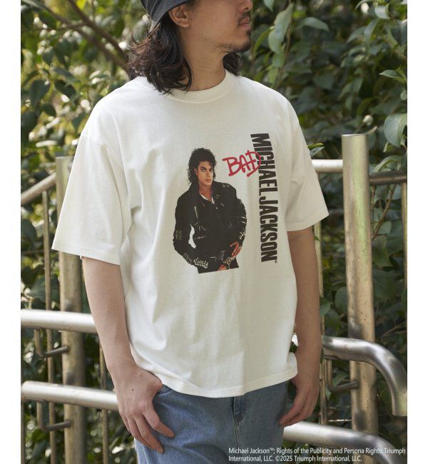 VENCE share style「Michael Jackson マイケル・ジャクソン BADプリントTee」|Tシャツ・カットソー|