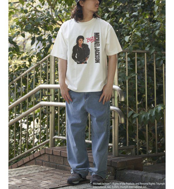 VENCE share style「Michael Jackson マイケル・ジャクソン BADプリントTee」|Tシャツ・カットソー|