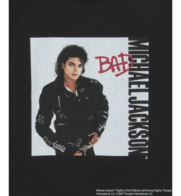 VENCE share style「Michael Jackson マイケル・ジャクソン BADプリントTee」|Tシャツ・カットソー|