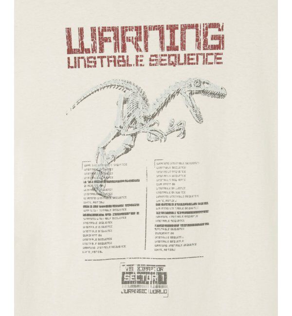 VENCE share style「JURASSIC PARK ジュラシック・パーク プリントTシャツ」|Tシャツ・カットソー|
