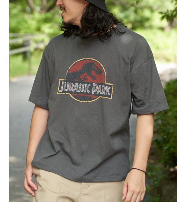 VENCE share style「JURASSIC PARK ジュラシック・パーク プリントTシャツ」|Tシャツ・カットソー|ブラック