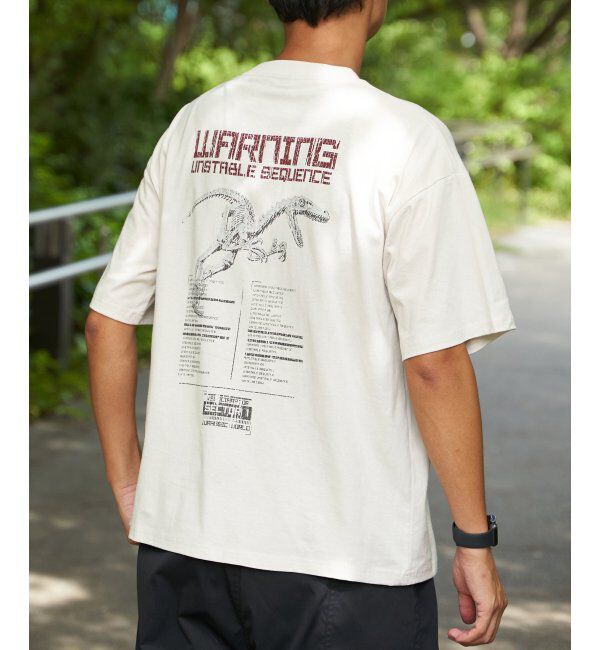 VENCE share style「JURASSIC PARK ジュラシック・パーク プリントTシャツ」|Tシャツ・カットソー|アイボリー
