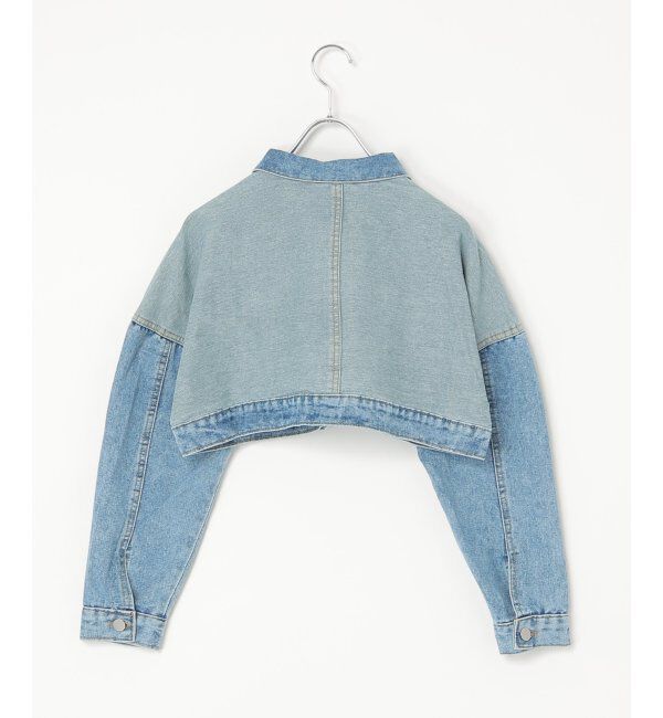 VENCE share style「クロップド丈Gジャン」|ブルゾン・スタジャン|