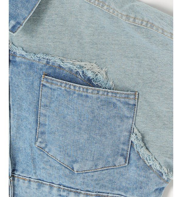 VENCE share style「クロップド丈Gジャン」|ブルゾン・スタジャン|