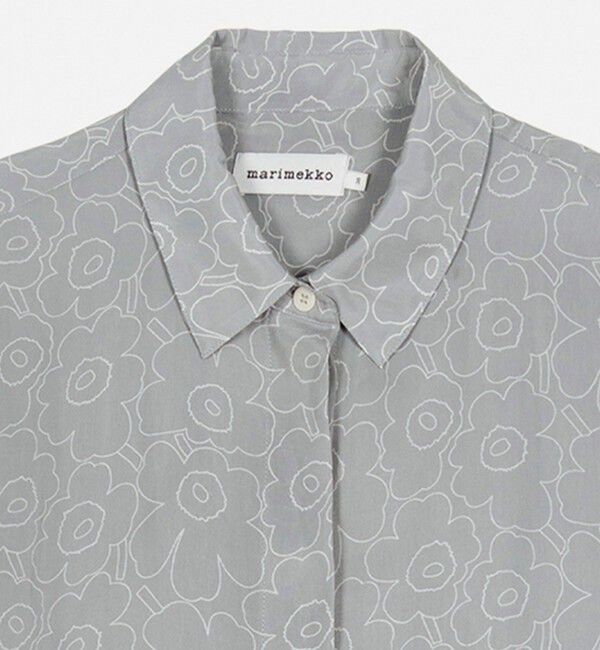Marimekko「Runsas Piirto Unikko シャツ」|シャツ・ブラウス|