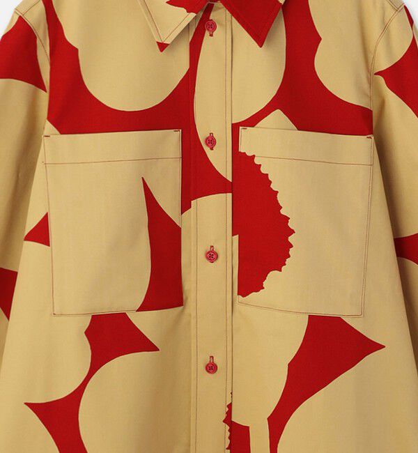 Marimekko「Maaria Unikko シャツ」|シャツ・ブラウス|